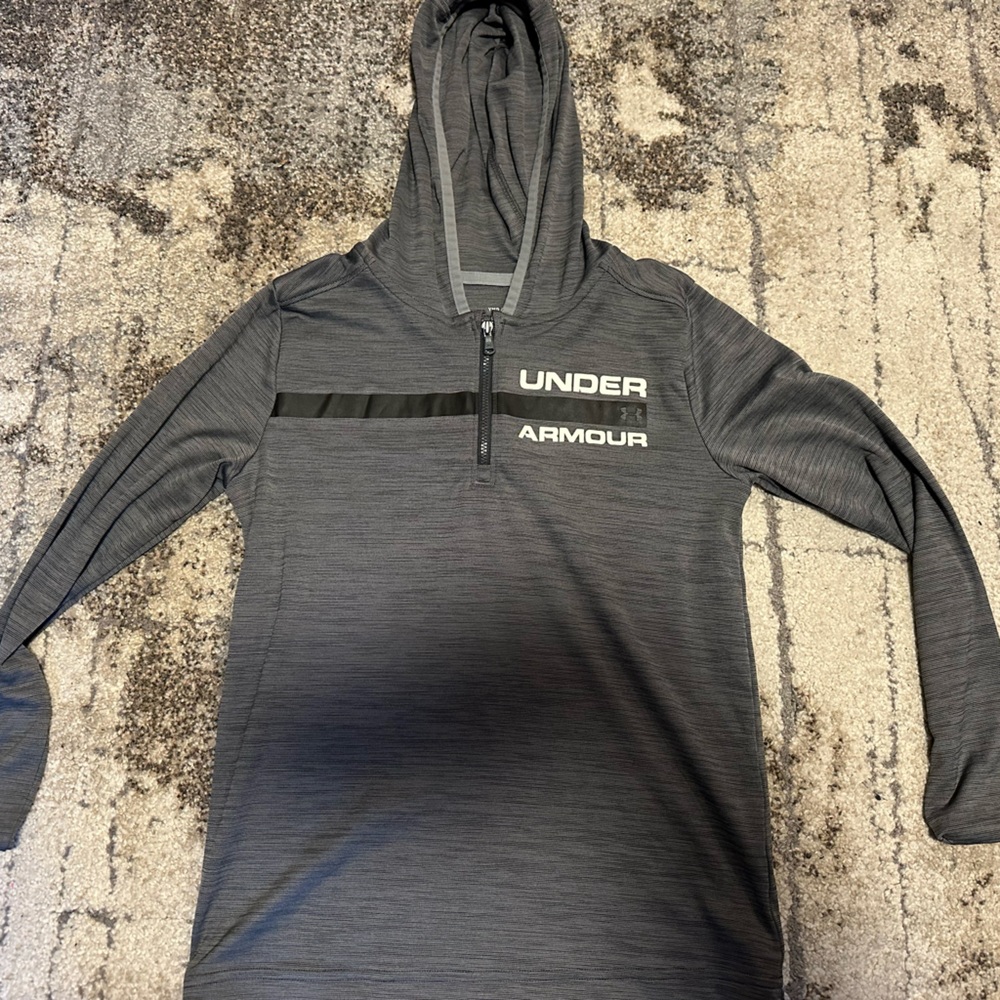 Under Armour Charcoal 1/4-Zip Hoodie